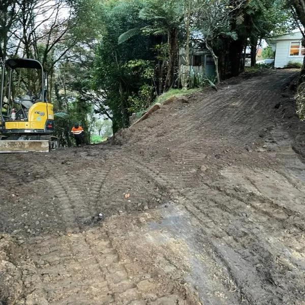 Earthworks in Rotorua, New Zealand