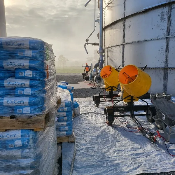 Methane Tanks and Specialised Grout