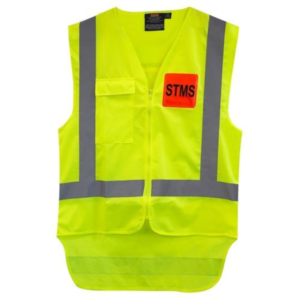 Bison STMS Vest Hi Vis Yellow