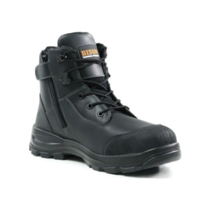 Bison Tor Zip Lace up Safety Boot