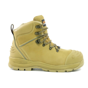 Bison ZT Side Lace Up Safety Boot Black