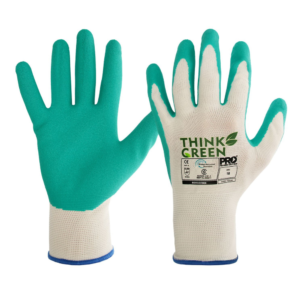 Think Green Foam Dipped Latex Glove