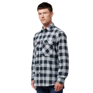 Hard Yakka Flannel Shirt Grey